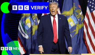 BBC Verify: Fact-checking Trump's claims about inflation and US economic growth
