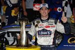 Jimmie Johnson wins at Charlotte/Lowe's Motor Speedway