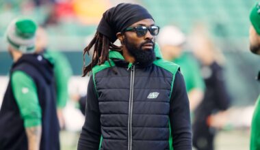 Riders’ Corey Mace feels fortunate to have new defensive coordinator Joshua Bell stay with Saskatchewan