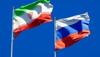 Russia Iran Flags