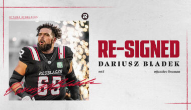 REDBLACKS re-sign Dariusz Bladek - Ottawa REDBLACKS