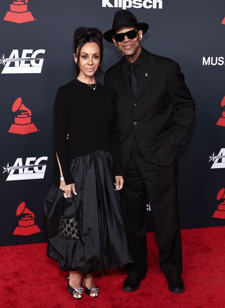 Lisa Harris and Jimmy Jam attend the 2026 MusiCares Person of the Year Gala