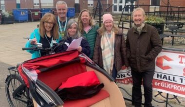 Cycling Without Age chapter in Troon thriving on three wheels