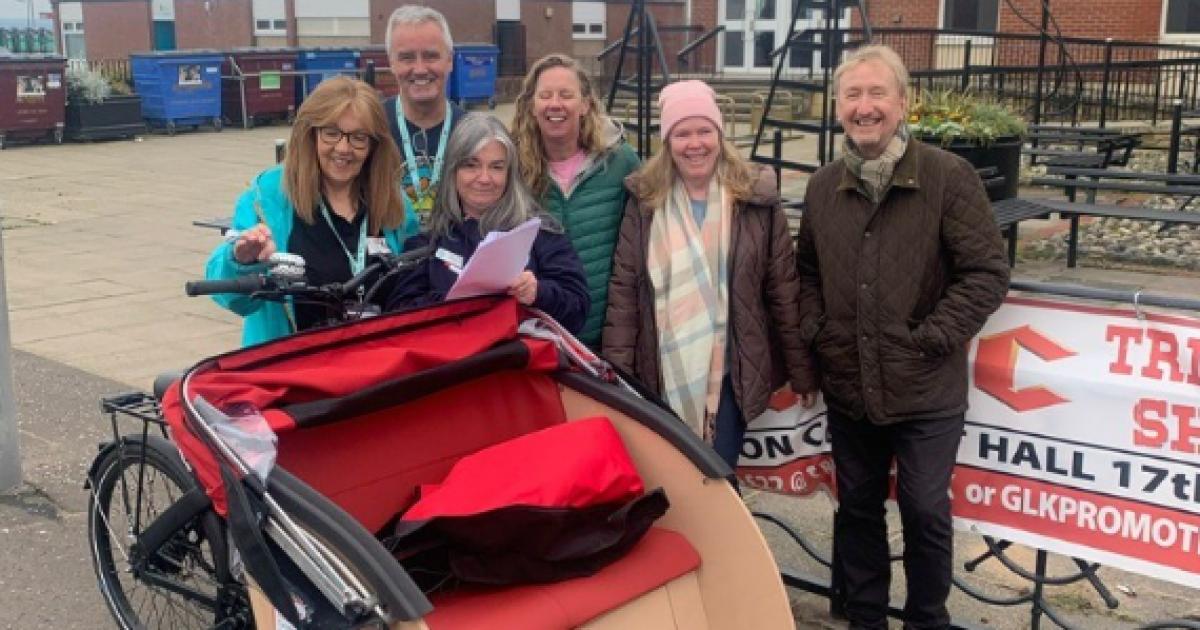 Cycling Without Age chapter in Troon thriving on three wheels