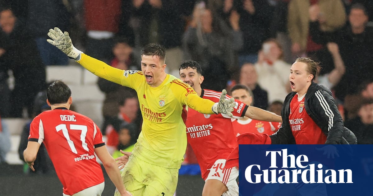 Champions League: Benfica keeper’s last-gasp header sends side into playoffs | Champions League