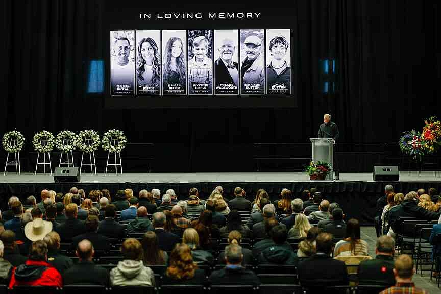 NASCAR community mourns driver Greg Biffle, 6 others killed in plane crash at memorial service