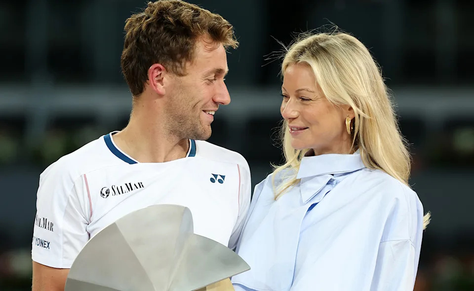 Casper Ruud and Maria Galligani.