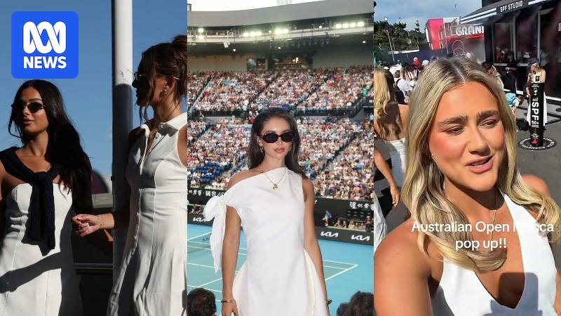 Australian Open influencers are changing the grand slam's look, feel and experience for tennis fans