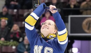 Nova Scotia's Taylour Stevens makes clutch double takeout to clinch Scotties Tournament of Hearts playoff spot