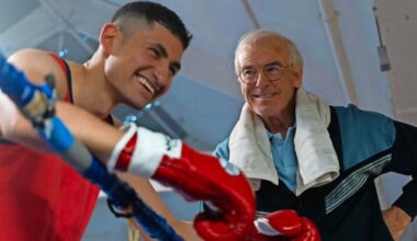 Giant review — Pierce Brosnan infuriates as a deluded boxing trainer