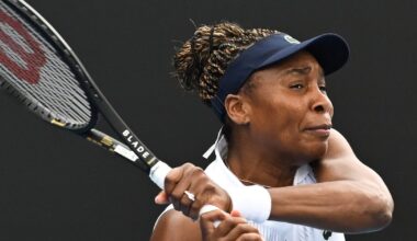 Venus Williams loses in 1st round of Australian Open tuneup event in Hobart