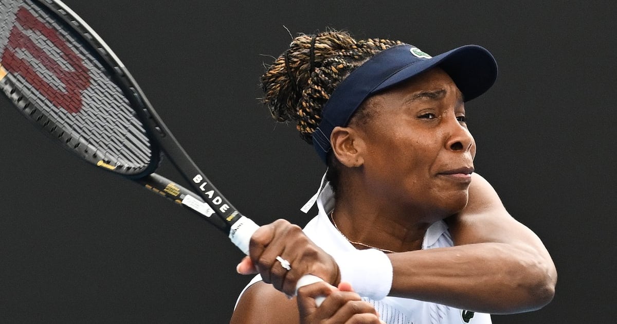 Venus Williams loses in 1st round of Australian Open tuneup event in Hobart
