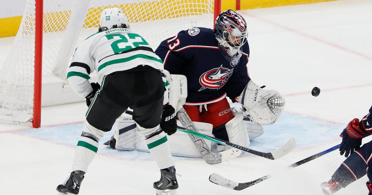 Jet Greaves makes 28 saves, Zach Werenski scores to lead Columbus Blue Jackets to win over Dallas Stars