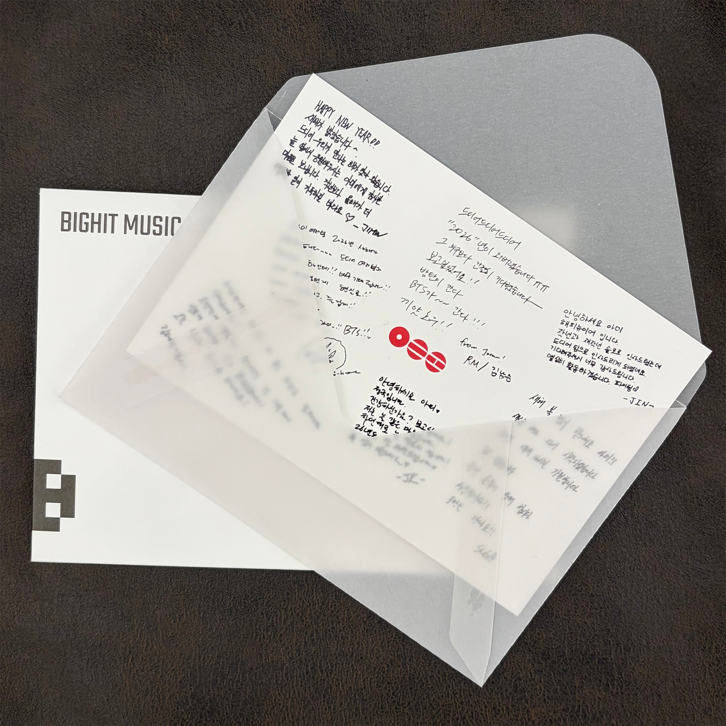 Letter sent by BTS to their fans [BIGHIT MUSIC]