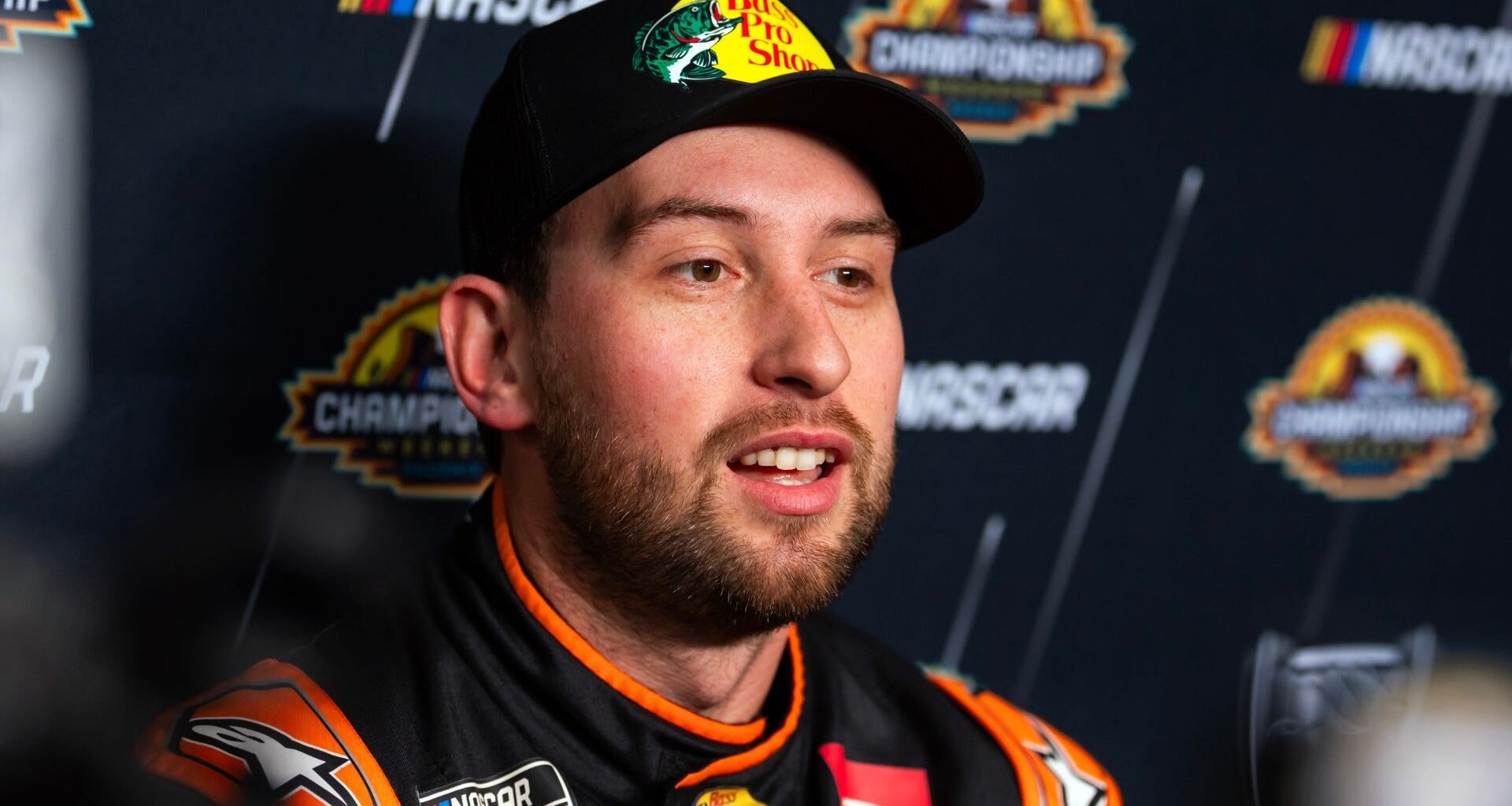 NASCAR Cup Series driver Chase Briscoe (19) prepares to get in the car after a rain delay for the Daytona 500 at Daytona International Speedway.