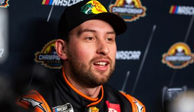 NASCAR Cup Series driver Chase Briscoe (19) prepares to get in the car after a rain delay for the Daytona 500 at Daytona International Speedway.