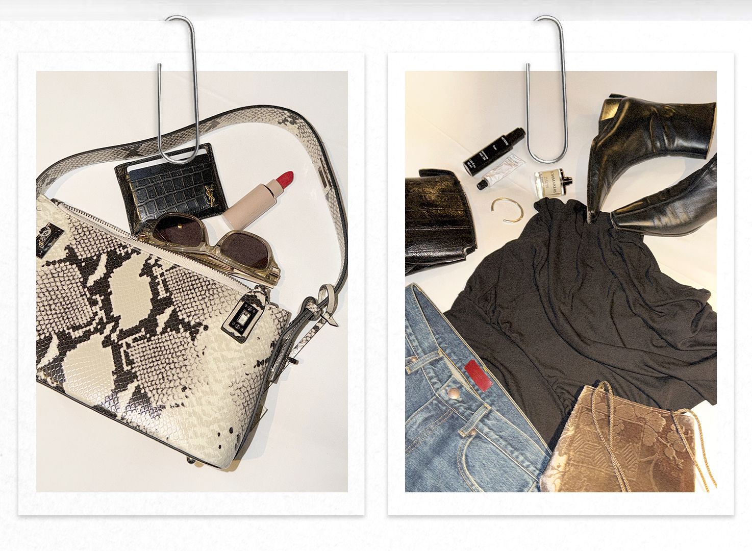 Image may contain Accessories Bag Handbag Purse Clothing Jeans Pants and Glasses