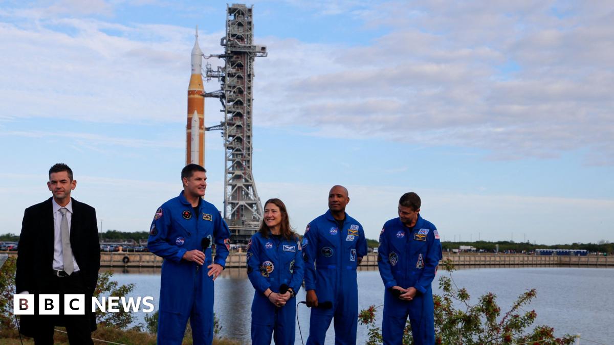 Artemis II: 'We're ready to go', Nasa crew say as rocket inches closer to launch pad - follow live