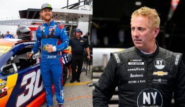 Feb 15, 2022; Daytona, FL, USA; NASCAR Cup Series driver Greg Biffle (44) during practice for the Daytona 500 at Daytona International Speedway