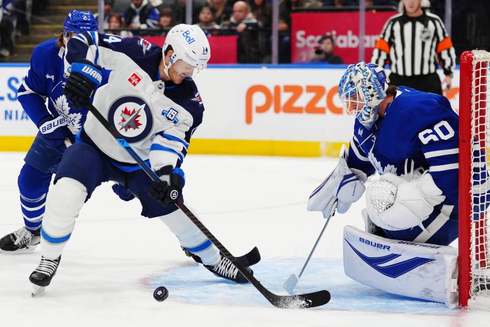 Frank Gunn / THE CANADIAN PRESS FILES
Winnipeg Jets forward Gustav Nyquist has netted zero goals in thirty-two games so far this season, a far cry from his peak 2023-24 season with the Nashville Predators.