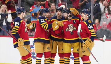 Florida holds off Colorado 2-1, hands Avs just 3rd regulation loss of season