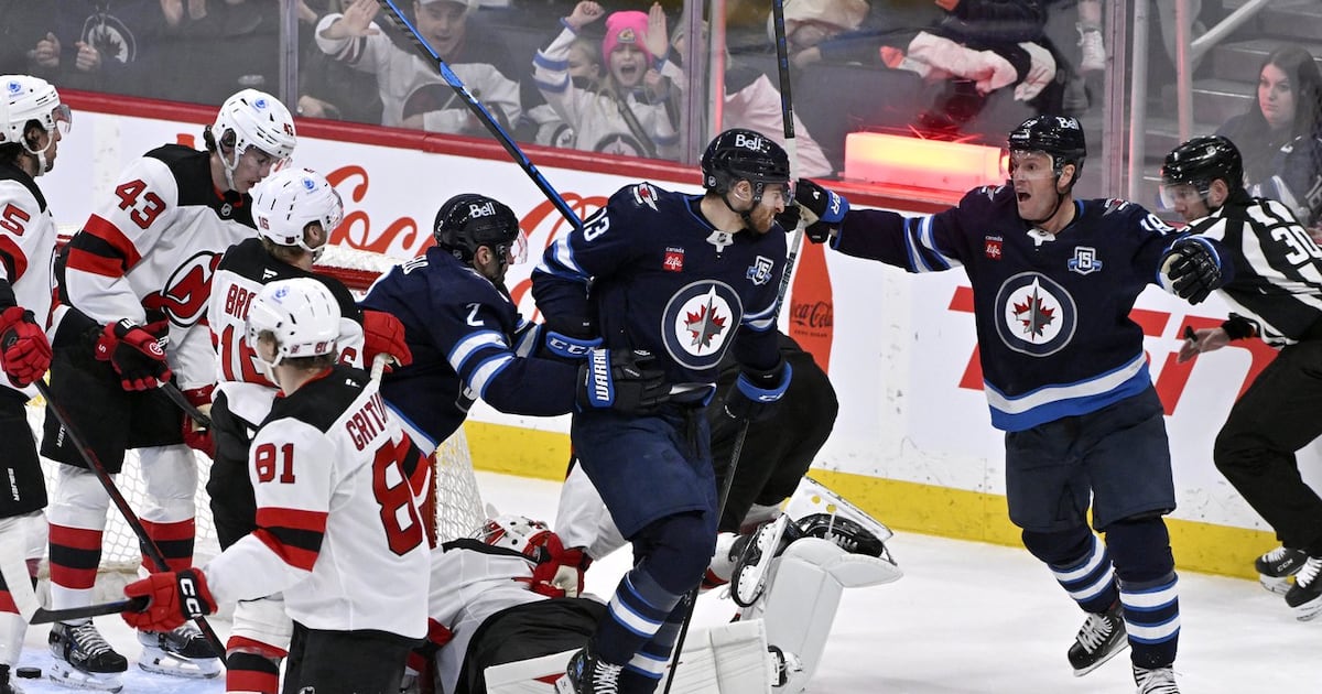 Winnipeg Jets down New Jersey Devils to post back-to-back wins for first time since mid-November