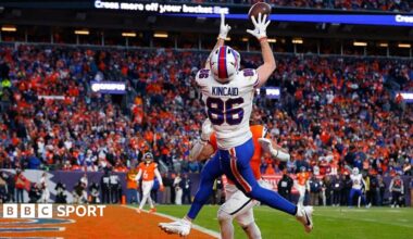 NFL play-offs LIVE: Buffalo Bills at Denver Broncos before San Francisco 49ers against Seattle Seahawks.