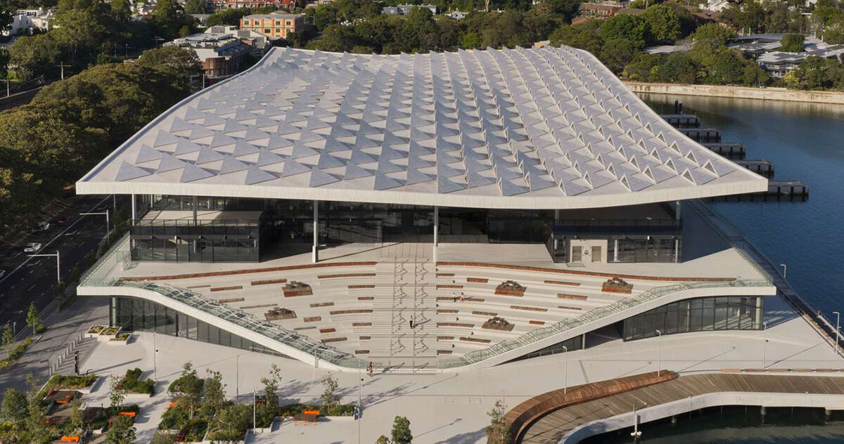 3XN completes timber roofed sydney fish market for january opening