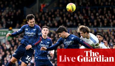 Leeds v Arsenal, Brighton v Everton, Wolves v Bournemouth: clockwatch – live | Soccer