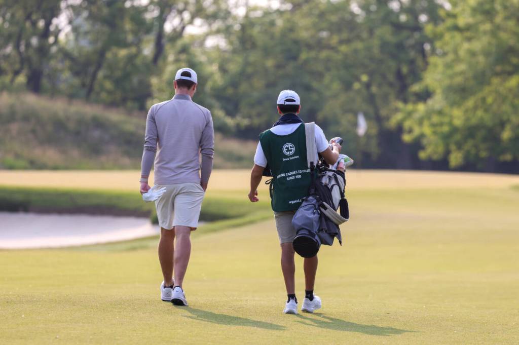 Two Victoria Golf Club caddies received four-year scholarships with a value of around $125,000. (Courtesy WGA)