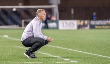 Martin Nash has been named as head coach for the Vancouver Football Club. He came in as interim coach last July, and this week the Eagles announced they&rsquo;ve signed him through 2027. (CPL/Special to Langley Advance Times)