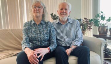 Victoria residents Amy Cameron and Joe Ross face losses every day in the face of dementia. The couple leans on the B.C. Alzheimer&rsquo;s Society to help cut red tape and make new, understanding connections. (Christine van Reeuwyk/Victoria News)