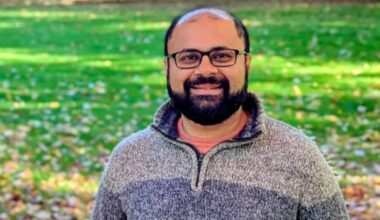 Saurabh Chitnis, a UVic chemistry professor, is working in a lab looking into developing non-carbon-based materials. (Courtesy UVic)