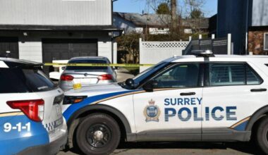 Surrey Police Service was called to reports of a shooting this morning (Saturday, Jan. 24) in the 12500-block of 91 Avenue. (Curtis Kreklau/ South Fraser News Services)