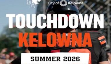 Touchdown Kelowna to take place June 27 and July 4. (BC Lions)