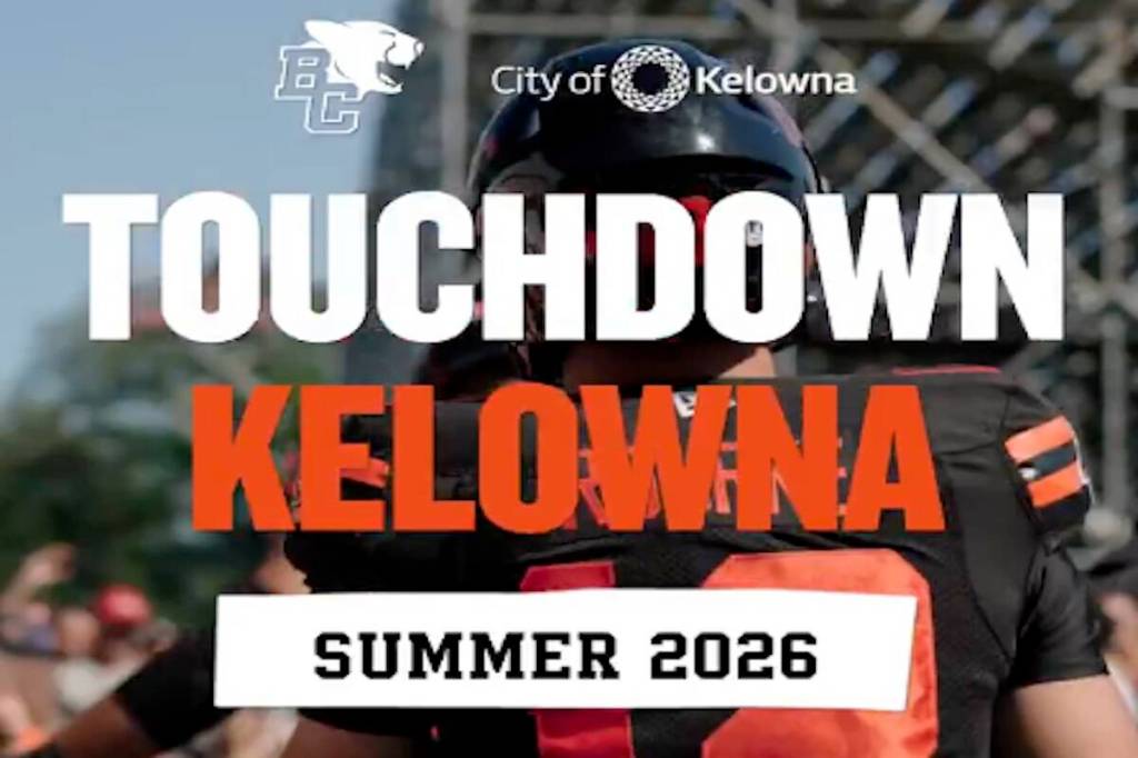 Touchdown Kelowna to take place June 27 and July 4. (BC Lions)