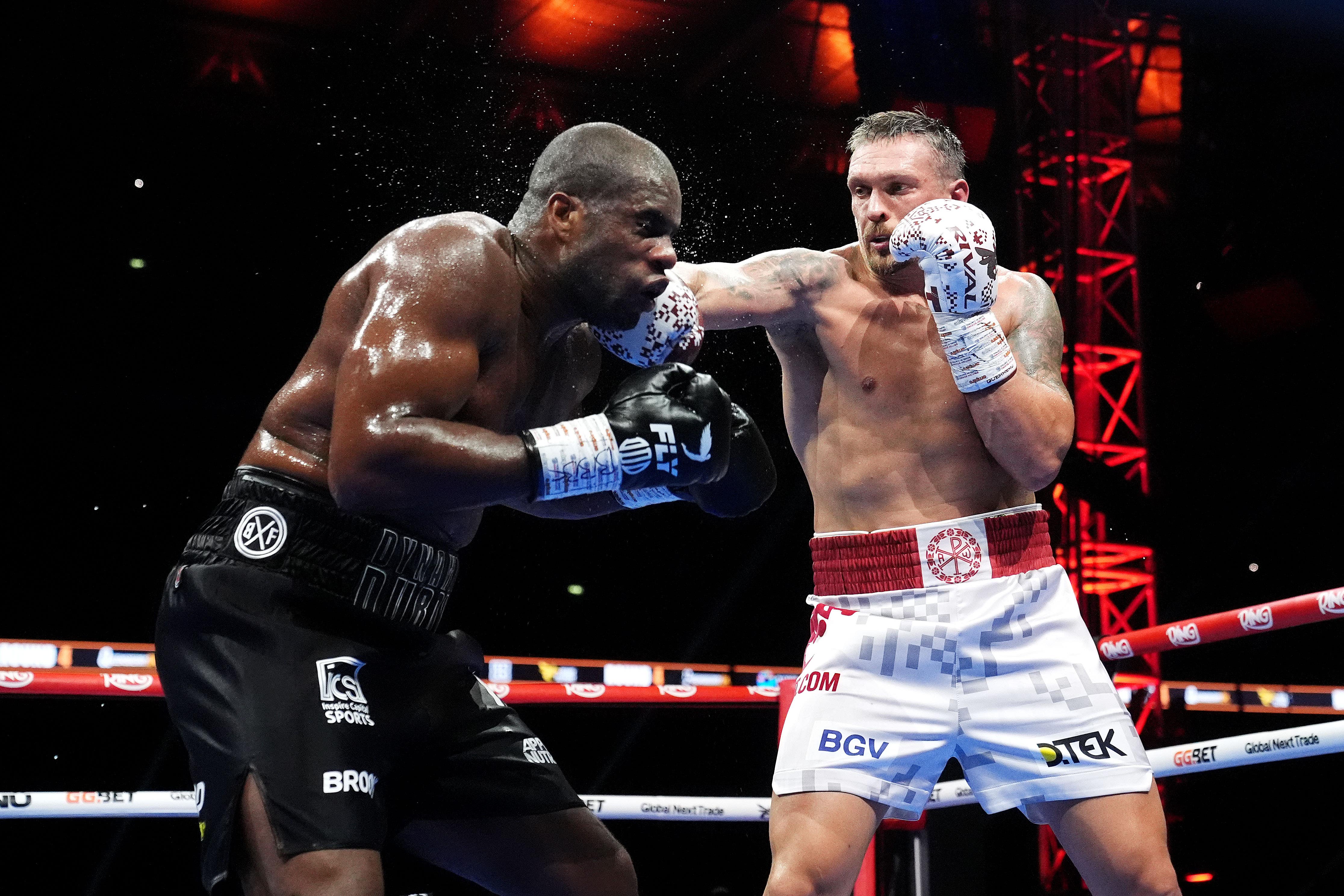 Daniel Dubois was beaten by Oleksandr Usyk (Bradley Collyer/PA)