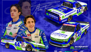 Acceptance Insurance and Niece Motorsports Announce New Partnership with NASCAR Driver Andrés Pérez de Lara