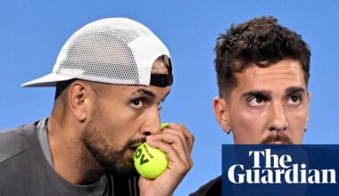 Thanasi Kokkinakis and Nick Kyrgios make emotional doubles comeback with win in Brisbane | Tennis