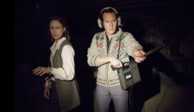 Vera Farmiga as Lorraine and Patrick Wilson as Ed in The Conjuring