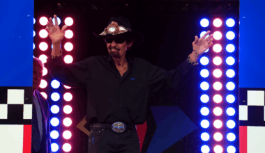 Petty GMS team owner Richard Petty in attendance as Jimmie Johnson announces ownership stake into the organization at Phoenix Raceway.