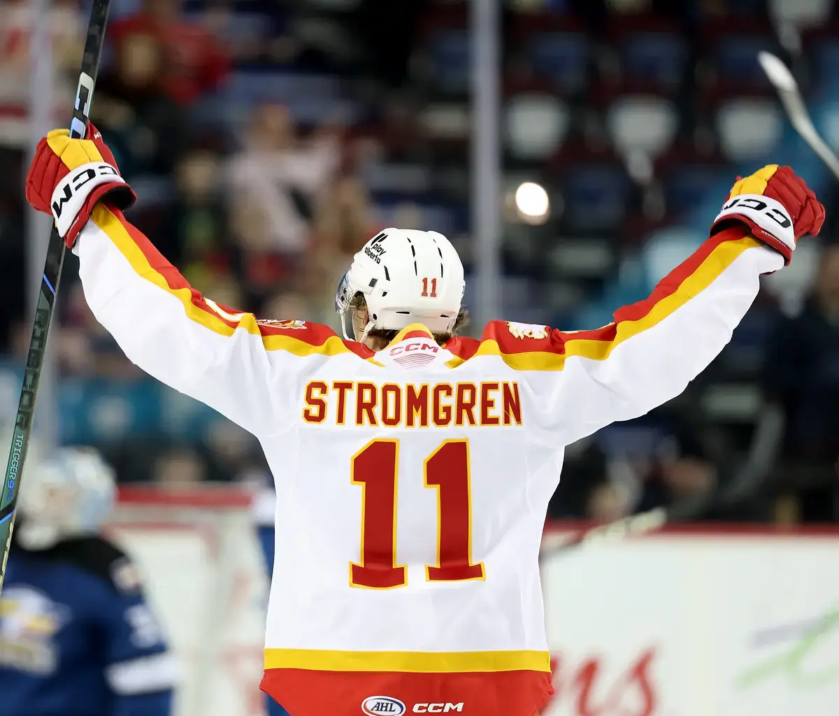 Flames prospect William Stromgren to make NHL debut against Montreal