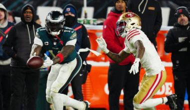 Philadelphia Eagles' Nick Sirianni defends A.J. Brown after drops, spat