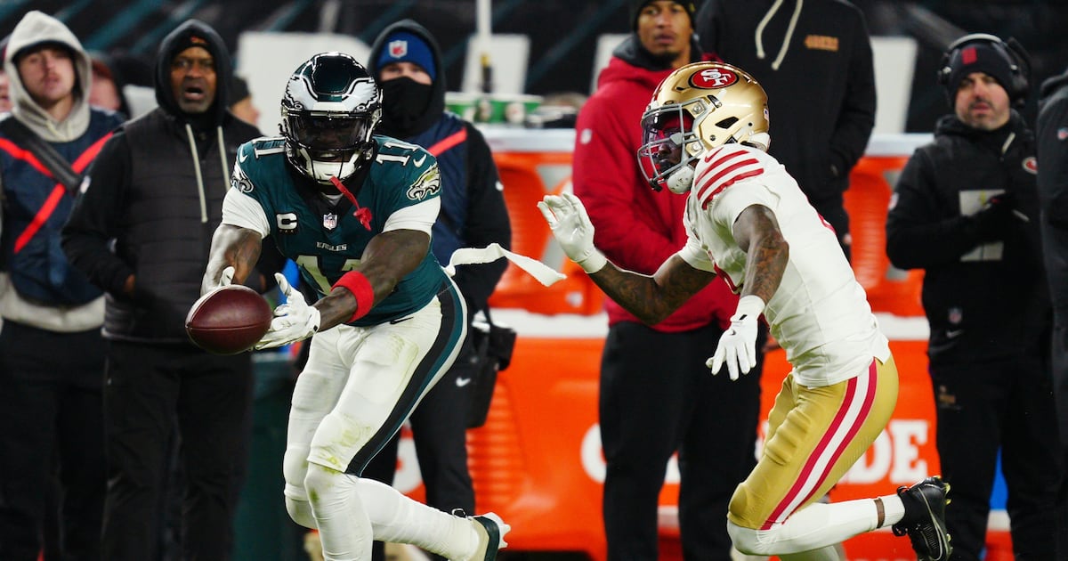 Philadelphia Eagles' Nick Sirianni defends A.J. Brown after drops, spat