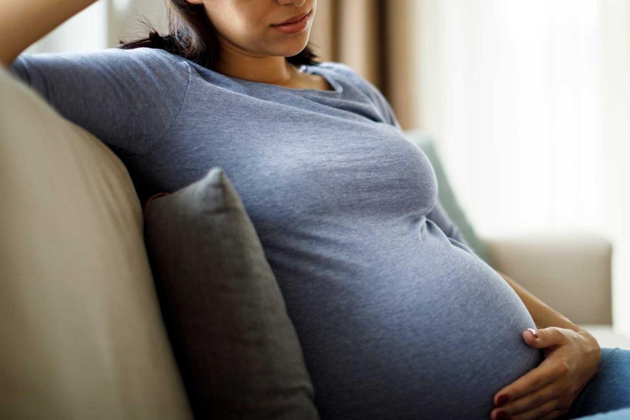 Getty A pregnant woman (stock image)