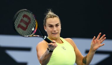 Aryna Sabalenka advances to the Brisbane International final after beating Karolina Muchová