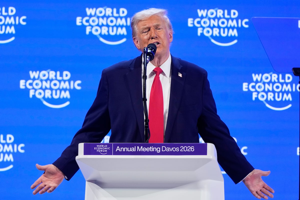 Eight notable moments from Trump’s Davos speech