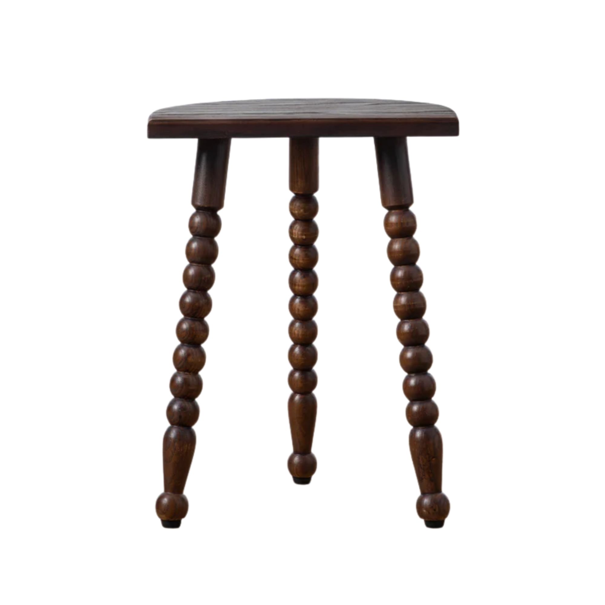 dark wood stool