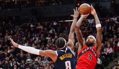 Ingram's game-tying three at buzzer overturned as Raptors fall to Nuggets