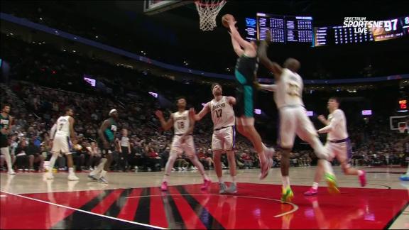 Sharpe leads Blazers to 132-116 win over the Lakers, playing without Doncic